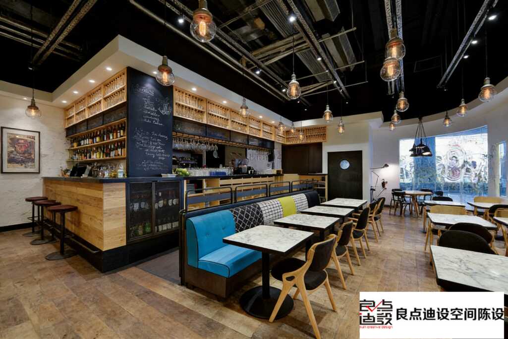 工业风咖啡店装修软装设计天花板!这么装秒变网红打卡地